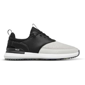 True LUX Hybrid, Men's Golf Shoes, Waterproof Knit Upper, 100% Nappa Leather Saddle