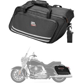 KEMIMOTO Saddlebag Liners 1 Bag Only,Motorcycle Hard Saddle Bag liners Compatible with All Years Touring Street Glide/Road Glide/Electra Glide/Road King,Travel Saddlebag Inserts
