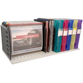 Ultimate Office TierDrop Topper Desktop Hanging Vertical File Organizer with 7 Vertical Sorting Slots and 9 Dividers Adjustable in 1 inch Increments