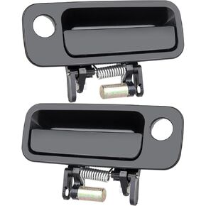OCPTY Door Handles Exterior Front Driver Passeneger Side Replacement fit 1997-2001 for Camry Outside Door Handles Black(2pcs)