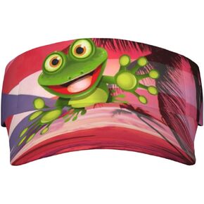 Puerto Rico Flag Sun Visors Hat Golf Tennis Visor for Women Men - Summer Wide Brim Ponytail Beach Hats Packable