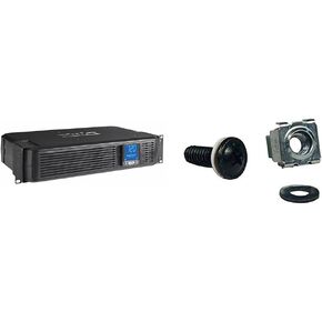 Tripp Lite SMART1300LCDT 1300VA UPS Battery Backup, AVR, LCD Display, 8 Outlets, 120V, 720W & UPS 350VA Battery Backup Uninterruptible Power Supply, 6 Outlets, Surge Protector