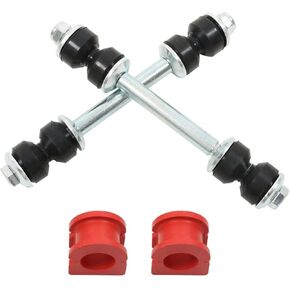 LABLT Front Sway Bar End Links Kit & Stabilizer Bar Bushings Set Replacement for Escalade 2008-2014 Replacement for Silverado Suburban Avalanche Tahoe 2007-2015 Replacement for Yukon Sierra 2007-2017