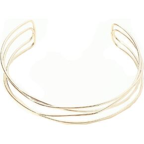 عالية مصقول بسيط سلك الكفة مكتنزة قلادة الشرير النساء Bohe البوهيمي بيان مجوهرات طوق مريلة الأزياء والمجوهرات هدية in Kuwait