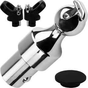 60638 Puck System Gooseneck Hitch Ball with 2 Safety Chain Anchor Kit Fit for Dodge RAM 2500 3500 2013-2023, 38000 lbs GTW/ 9500 lbs VTW, 2-5/16-Inch Gooseneck Ball
