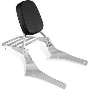Sissy Bar for Suzuki VL800 Boulevard C50 M50 Passenger Backrest with Luggage Rack (Black)