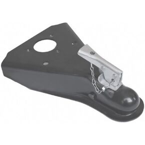 87077 2'' A-Frame Straight Coupler with Chain,Black