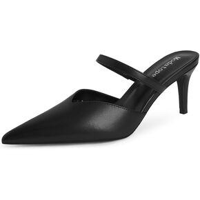 Modatope Close Toe Heels for Women Pointed Toe High Heels Pumps Womens Heeled Mules