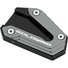Kickstand shoe For H.onda Goldwing GL1800 2002-2017 and 2018-2023 Motocycle CNC Kickstand Side Stand Enlarge Extension Pad goldwing gl 1800 Accessories (2018-2023 black)