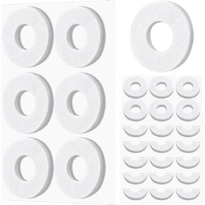 Nuanchu 36 Pcs Callus Cushions Callus Pads for Bottom of Foot Round Corn Cushions Pads for Feet Soft Adhesive Felt Corn Pads for Ball and Side of Foot, Pain Relief from Shoe