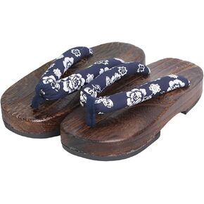Kids Japanese Traditional Shoes Wooden Sandals Geta Clog nezuko Cosplay Boys Girls Costume