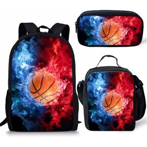 Blue Butterfly Backpack Purse for Girls for School Kids Bookbag with Lunch Bag Pencil Case Elementary Middle School Back Pack Students Schoolbag Women Travel Daypack Rucksack