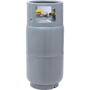 Flame King 43.5LB Steel Forklift Propane Tank with Gauge, DOT and TC Compliant, Rugged-Designed, Larger than Standard Forklift Tanks
