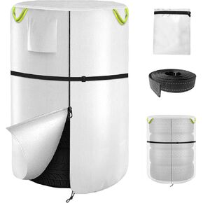 TOEMUE Tire Cover, Large Tire Storage Bag, Seasonal Spare Tire Storage Cover, Large Tire Cover 4 Piece Storage, for Light Vehicles，Trucks, SUV,Sun Rain Snow Protection (Silver 33x 47in)