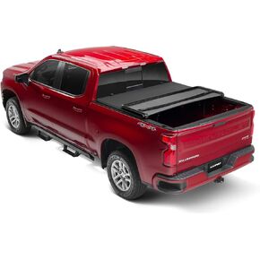 Lund Genesis Elite Tri-Fold Soft Folding Truck Bed Tonneau Cover | 958292 | Fits 2019 - 2023 Chevy/GMC Silverado/Sierra, works w/ MultiPro/Flex tailgate 5' 10" Bed (69.9")