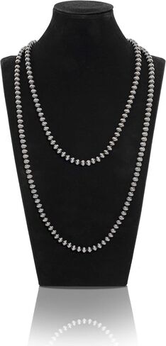 BABEYOND Long Pearl Necklace Faux Pearls Necklace Set Beaded Long Pearls Necklace 1920s Gatsby Costume Jewelry in Saudi Arabia