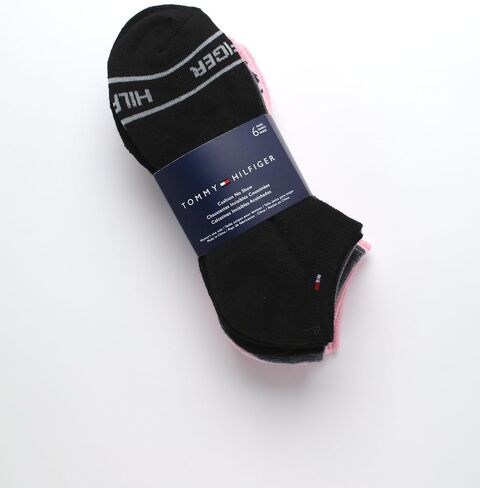 Tommy Hilfiger Women's Athletic Socks - 6 Pack Performance Cushion Low Cut Socks - Soft No Show Socks for Women (Size: 4-10) in Saudi Arabia