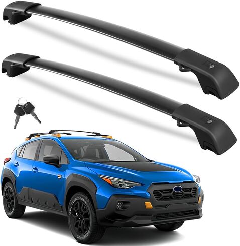 Roof Rack Cross Bars 220lbs Compatible with Toyota 4Runner 2010-2024 (with Raised Side Rails), Aluminum Lockable Roof Rails Crossbars Black Rooftop Cargo Carrier Luggage in Saudi Arabia