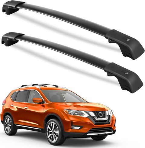 Roof Rack Cross Bars 220lbs Compatible with Toyota 4Runner 2010-2024 (with Raised Side Rails), Aluminum Lockable Roof Rails Crossbars Black Rooftop Cargo Carrier Luggage in Saudi Arabia