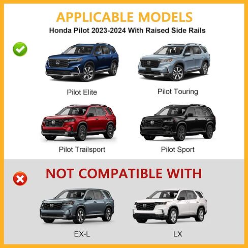220lbs Roof Rack Cross Bars Compatible with Subaru Ascent 2019-2024 with Raised Side Rails, Heavy Duty Anti-Theft Lockble Aluminum Roof Rails Crossbars Rooftop Luggage Racks Carrier in Saudi Arabia