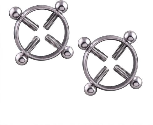Stainless Steel Nipple Chain Clip Non-Piercing Adjustable Body Clips Jewelry Gift For Women in Saudi Arabia