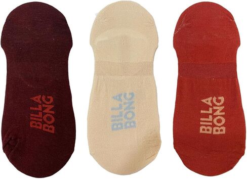 جوارب Billabong النسائية المكونة من 3 أزواج من الألوان الأساسية بدون عرض in Saudi Arabia