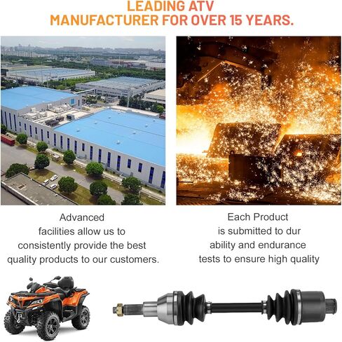 محور السيرة الذاتية الخلفي الأيسر والأيمن نصف عمود مع محمل العجلة لـ Polaris Sportsman 400 500 4x4 HO 1999 2000 2001 2002 1380142 in Kuwait