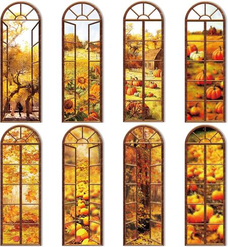 48 Pieces Cute Fall Bookmarks Bulk Autumn Plants Book Markers for Women Thanksgiving Bookmarks Sunflowers Maple Leaves Book Mark for Book Lover Women Men Teacher Student Birthday Gifts in Saudi Arabia