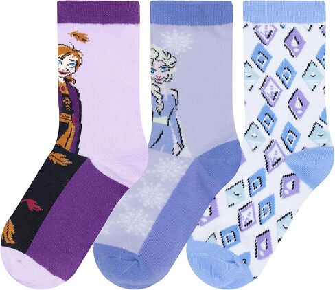 جوارب ديزني للفتيات - عبوة من 3 قطع in Kuwait