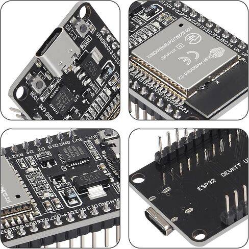AITRIP 10PCS ESP32S ESP32 ESP-WROOM-32 Development Board 2.4GHz Dual-Core WiFi +Bluetooth 2 Function Microcontroller for Arduino in Kuwait