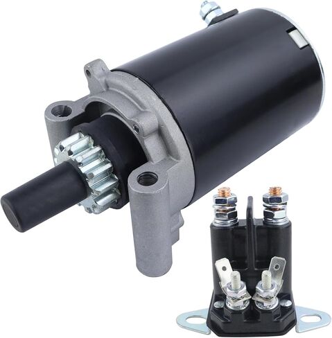 محرك التشغيل ومرحل الملف اللولبي لمحرك Kohler سلسلة 12-098 لجون ديري L110 LT133 LT150 LT155 LTR155 LT160 AM122435 12-098-15 12-098-22 41021041 5225040 6560040 SAB0037 in Saudi Arabia