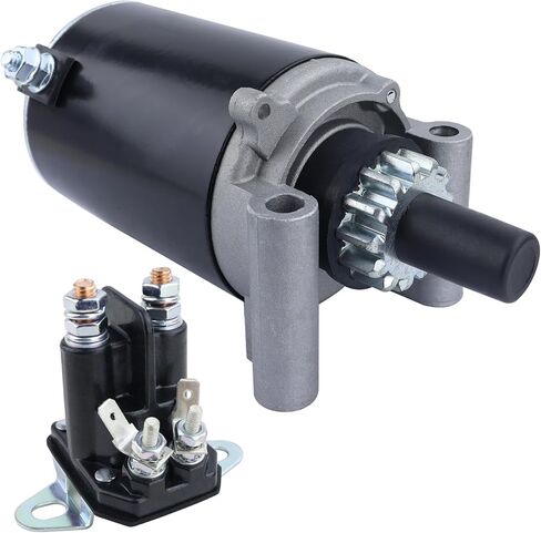 محرك التشغيل ومرحل الملف اللولبي لمحرك Kohler سلسلة 12-098 لجون ديري L110 LT133 LT150 LT155 LTR155 LT160 AM122435 12-098-15 12-098-22 41021041 5225040 6560040 SAB0037 in Saudi Arabia