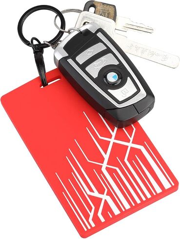 SEVEN SPARTA Key Card Holder Compatible with Tesla Model 3 Model Y Model X Model S Cybertruck Silicone Key Chain in Saudi Arabia
