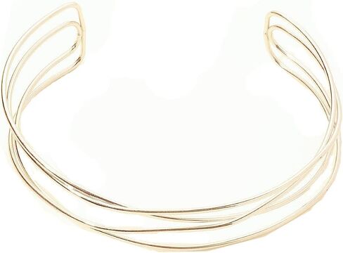 عالية مصقول بسيط سلك الكفة مكتنزة قلادة الشرير النساء Bohe البوهيمي بيان مجوهرات طوق مريلة الأزياء والمجوهرات هدية in Kuwait