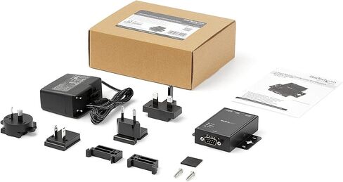 StarTech.com 1 منفذ RS232 إلى محول IP إيثرنت / خادم الجهاز - الألومنيوم - خادم جهاز تسلسلي عبر IP - محول تسلسلي إلى IP (NETRS2321P) in Kuwait