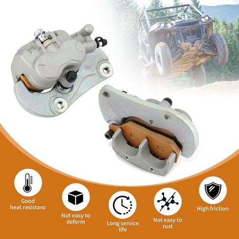 M MATI Front Disc Brake Calipers Left & Right for Can Am Maverick 1000R Max X-DS X-MR X-RS Turbo 2014-2018 Commander Max-800 Max-1000 2014-2020 Commander 1000 2019-2020 705601128 705601129 in Saudi Arabia