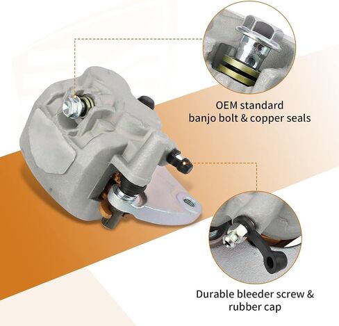 M MATI Front Disc Brake Calipers Left & Right for Can Am Maverick 1000R Max X-DS X-MR X-RS Turbo 2014-2018 Commander Max-800 Max-1000 2014-2020 Commander 1000 2019-2020 705601128 705601129 in Saudi Arabia
