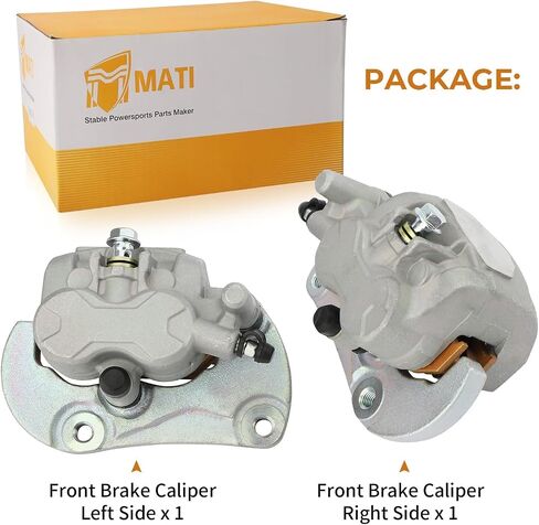 M MATI Front Disc Brake Calipers Left & Right for Can Am Maverick 1000R Max X-DS X-MR X-RS Turbo 2014-2018 Commander Max-800 Max-1000 2014-2020 Commander 1000 2019-2020 705601128 705601129 in Saudi Arabia