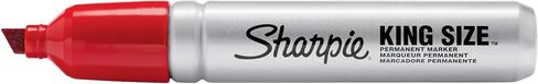 SHARPIE Box of 12 Pro King Size Chisel Tip Permanent Markers in Saudi Arabia