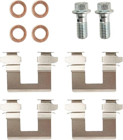 KAX Disc Brake Caliper Assembly with Bracket Compatible with Select Buick and Cadillac Models - Lucerne/DTS 2006 2007 2008 2009 2010 2011 - Rear Driver and Passenger Side, 2-PC Set in Saudi Arabia