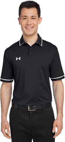 قميص بولو رجالي بأكمام قصيرة من Under Armour Team Tipped in Kuwait