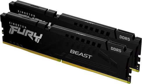 Kingston FURY Beast 64GB (2x32GB) 6000MT/s DDR5 CL36 Desktop Memory | AMD EXPO | Kit of 2 | KF560C36BBEK2-64 in Kuwait