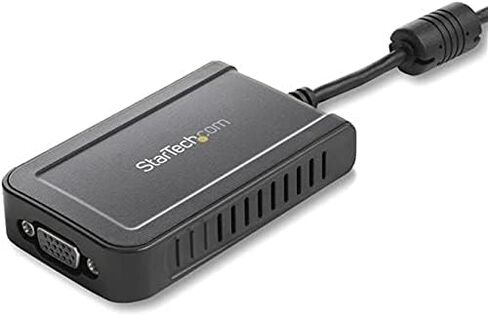 محول StarTech USB-A 2.0 إلى VGA، 1080 بكسل، TAA، يعمل بمنفذ USB (USB2VGAE3) ​​| محول شاشة USB إلى VGA، بطاقة فيديو خارجية، ما يصل إلى خمسة محولات لكل مصدر، ويندوز فقط in Kuwait