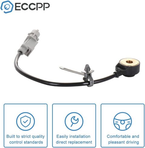 ECCPP Knock Detonation Sensor with Harness compatible with 2012 2013 2014 2015 for Kia Rio 2012-2014 for Hyundai Accent 392502B000 in Saudi Arabia