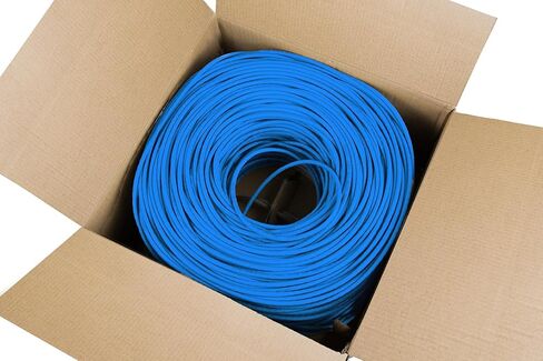 VIVO 1,000ft Bulk Cat6, CCA Ethernet Cable, 23 AWG, UTP Pull Box, Cat-6 Wire, Indoor, Network Installations, Gray, CABLE-V004 in Kuwait