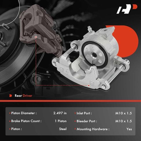 A-Premium Disc Brake Caliper Assembly Without Bracket Compatible with Pontiac Firebird 1979-1981 & Cadillac Seville 1979 - Rear Left Driver Side in Saudi Arabia