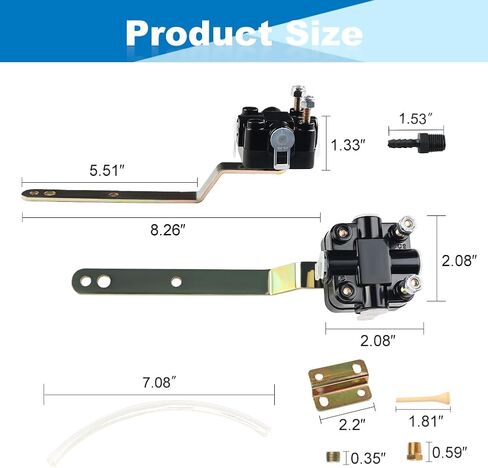 JDMON استبدال مجموعة صمامات التحكم في الارتفاع القياسية للهواء لتعليق الهواء لمقطورة شاحنة Neway، استبدال VS-227 53321-Q120 in Kuwait