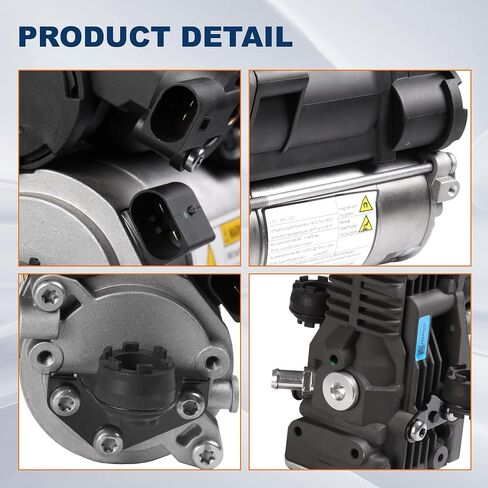Air Suspension Compressor Pump 1643201204 Compatible with 2007-2012 Mercedes Benz GL450 GL550 ML320 ML350 ML450 ML500 ML550 ML63 AMG in Saudi Arabia