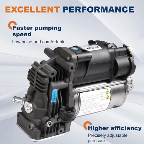 Air Suspension Compressor Pump 1643201204 Compatible with 2007-2012 Mercedes Benz GL450 GL550 ML320 ML350 ML450 ML500 ML550 ML63 AMG in Saudi Arabia