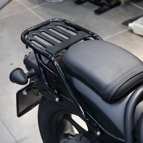 Black Rear Top Case Carrier Luggage Rack Fit for CMX 300 Rebel 300 CMX 500 Rebel 500 2017 2018 2019 2020 2021 2022 2023 2024 in Kuwait